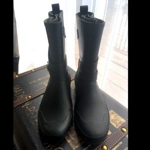 Burberry rain boots